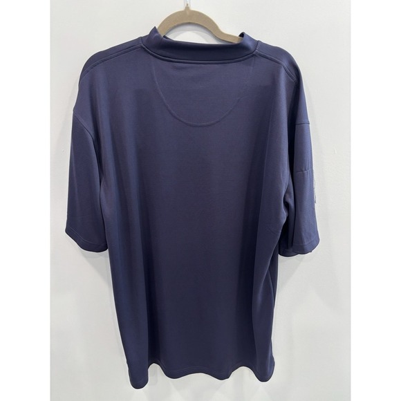 Pebble Beach Dry Luxe Performance Men's XL Shirt Navy Blue Moisture Wicking NWT - Picture 2 of 10